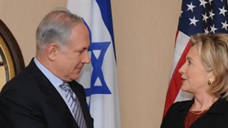 יקבל גיבוי. נתניהו וקלינטון