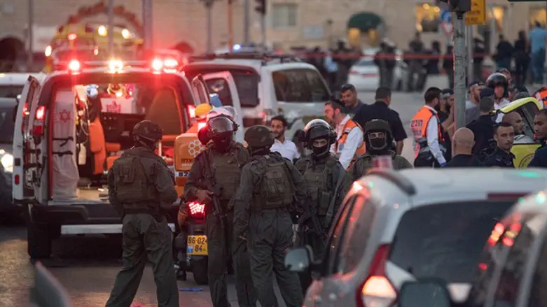 Scene of attack at Damascus Gate