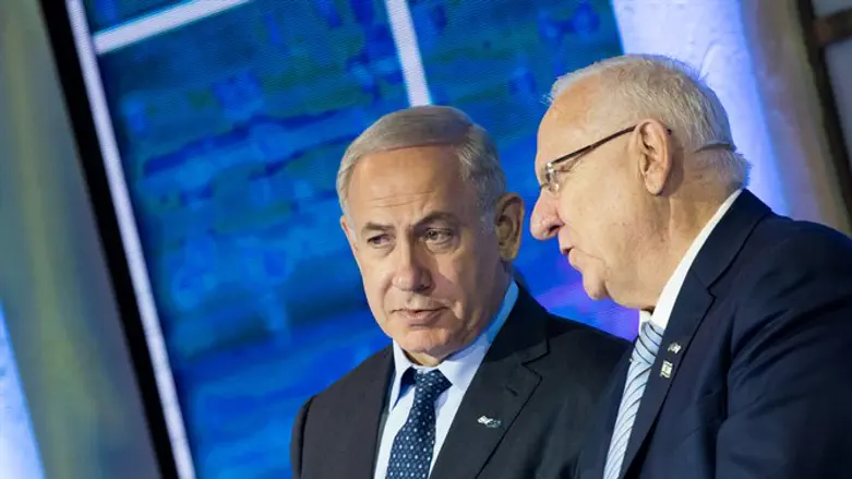 Биньямин Нетаньяху и Реувен Ривлин