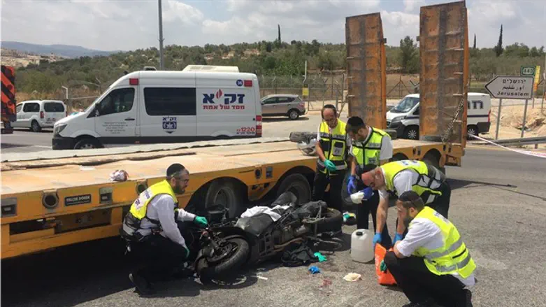 זירת התאונה