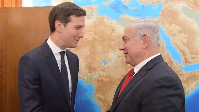 נתניהו עם ג'ראד קושנר