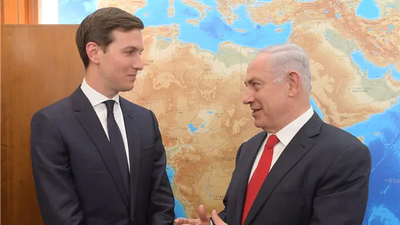 Jared Kushner and Binyamin Netanyahu