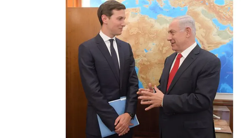 לא בדיוק החלום הישראלי לגבי תהליך השלום. קושנר עם נתניהו