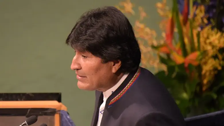 Bolivian President Evo Morales