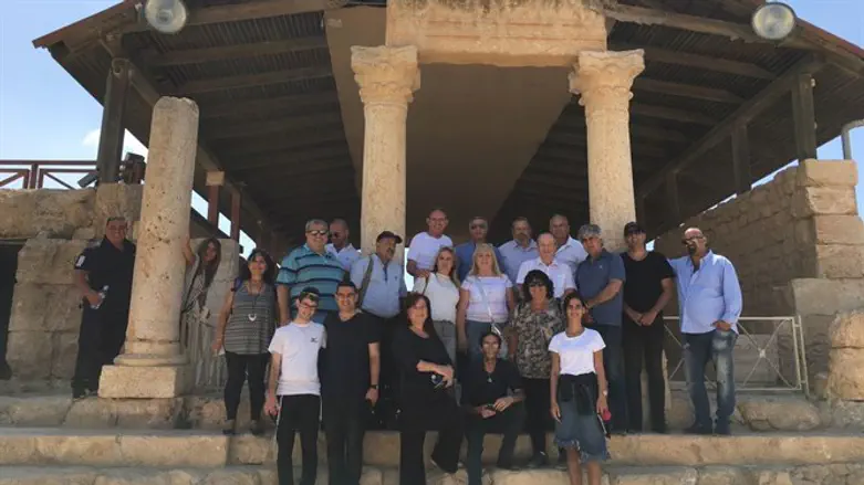 ביקור ראשי הסניפים בדרום הר חברון