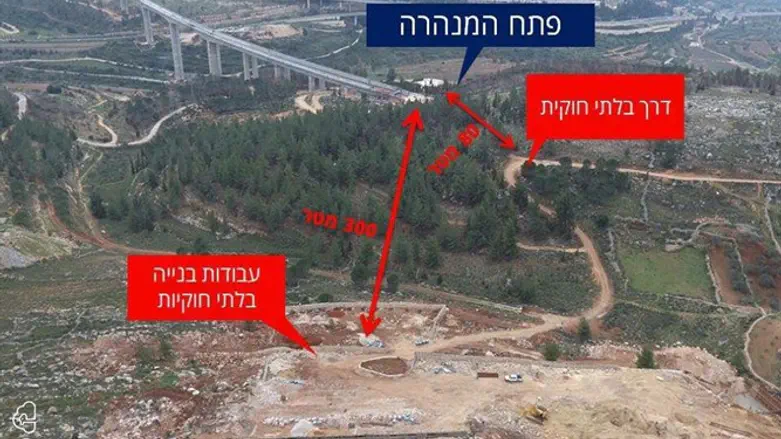 Location of illegal outpost