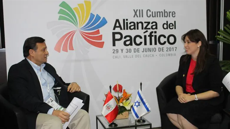 סגנית שר החוץ בפגישה עם מקבילה מפרו