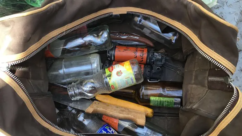 explosives and weapons seized