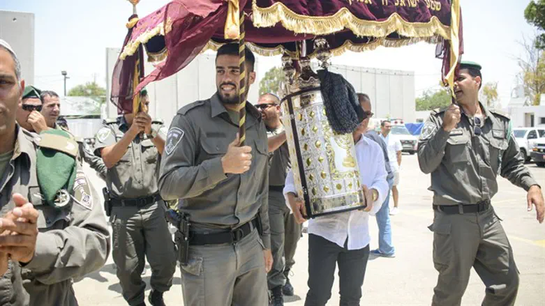 Torah scroll dedication