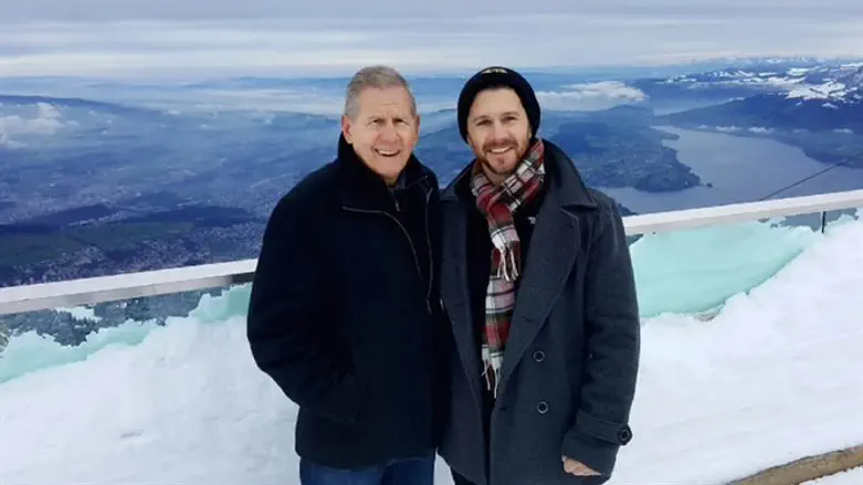 Jeffrey Kriezelman and his doctor son Justin