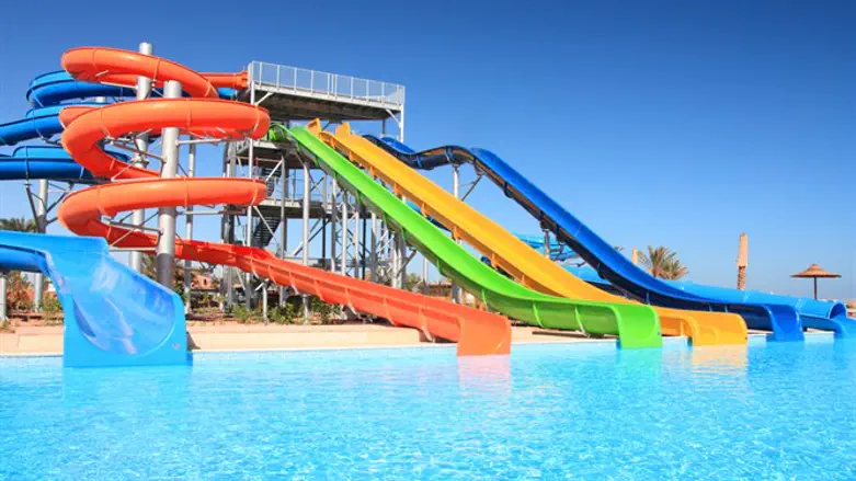 Water park illustration