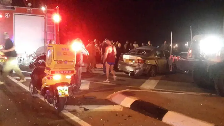 זירת התאונה