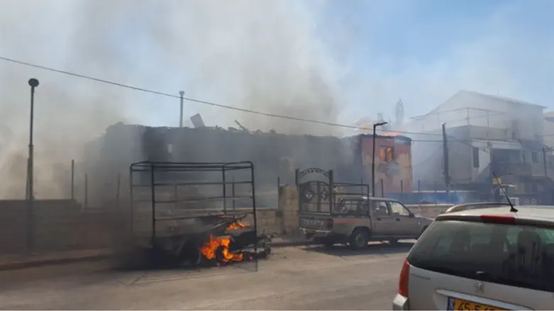 Пожар в Цфате