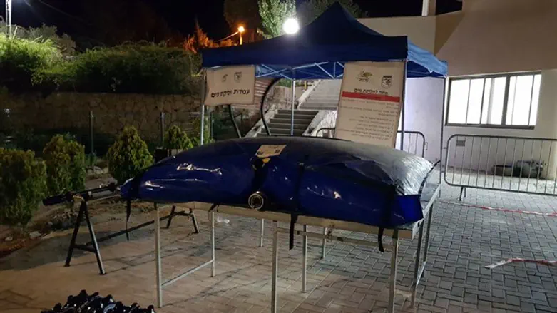 תחנת חלוקת מים בקדומים, הערב