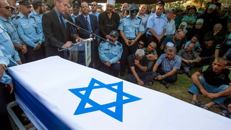 הלווית השוטרים שנרצחו בהר הבית