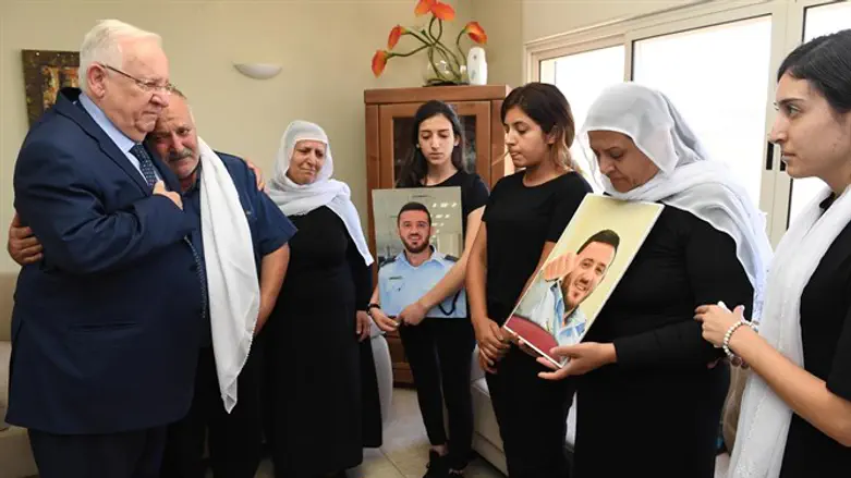 President Rivlin offering condolances
