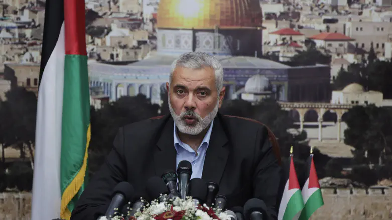 Ismail Haniyeh in Gaza City
