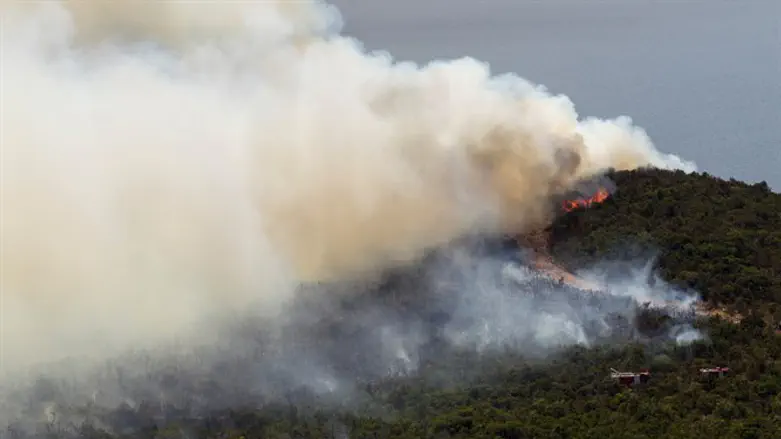 שריפת ענק במונטנגרו