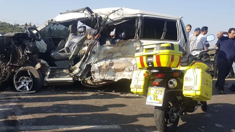 На месте ДТП