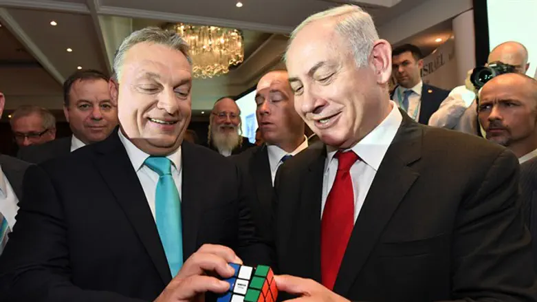נתניהו עם ראש ממשלת הונגריה