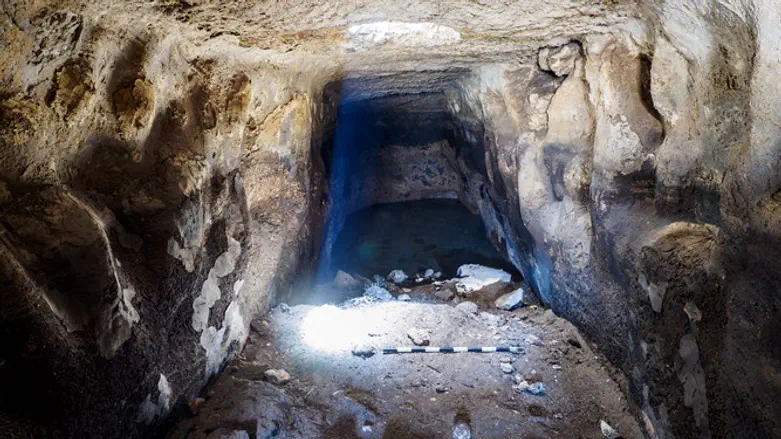 View from inside the water system