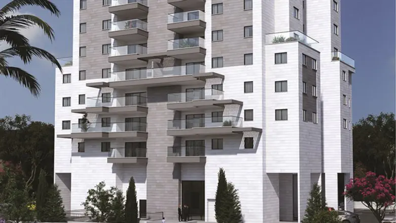 בניין 17, ההדמיה להמחשה בלבד