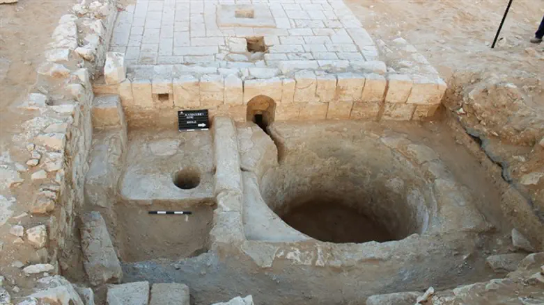 הגת שהתגלתה בשער הנגב