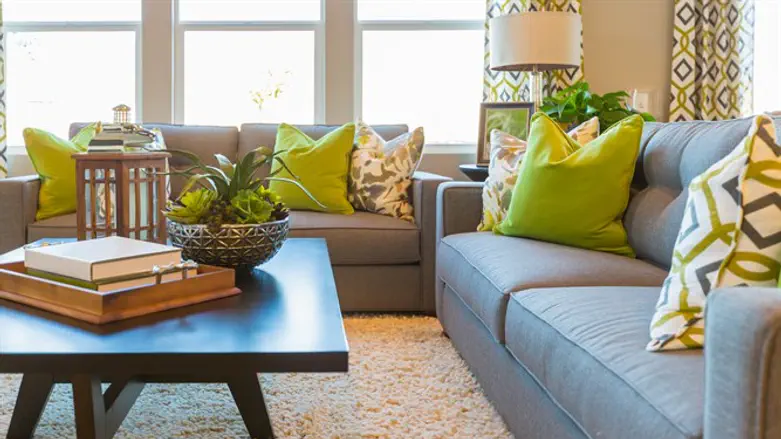 עיצוב סלון הבית