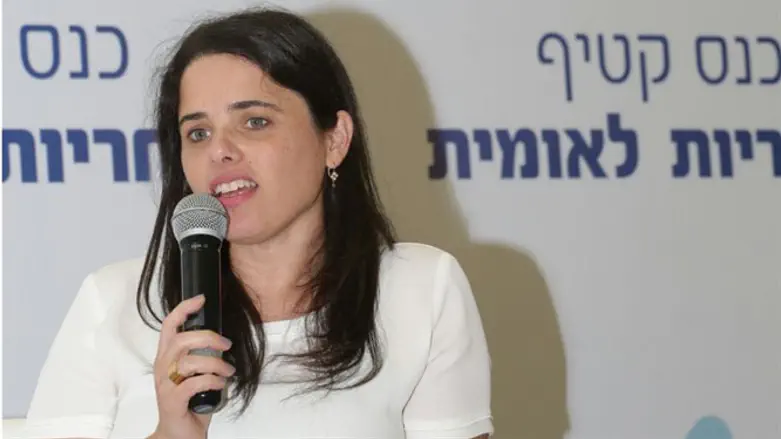 Justice Minister Ayelet Shaked