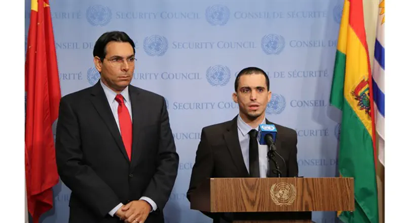 Ambassador Danon and Almog at UN Security Council