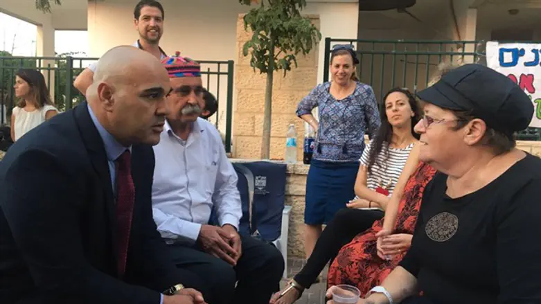 Друзские лидеры в доме семьи Соломон