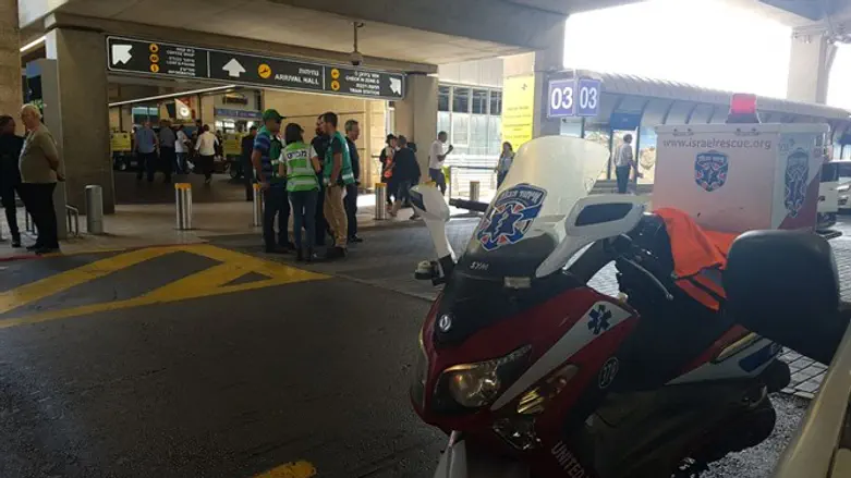 Ambucycle at Ben Gurion Airport