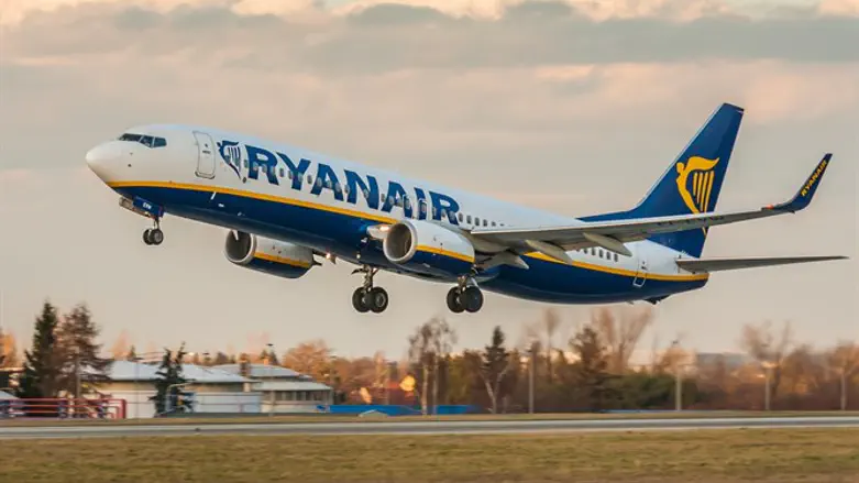 Самолет авиакомпании Ryanair