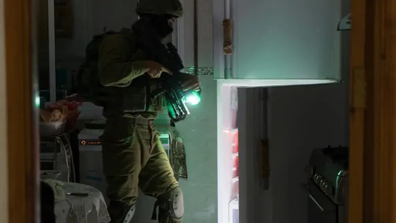 כוח צה"ל בפעילות מבצעית באיו"ש