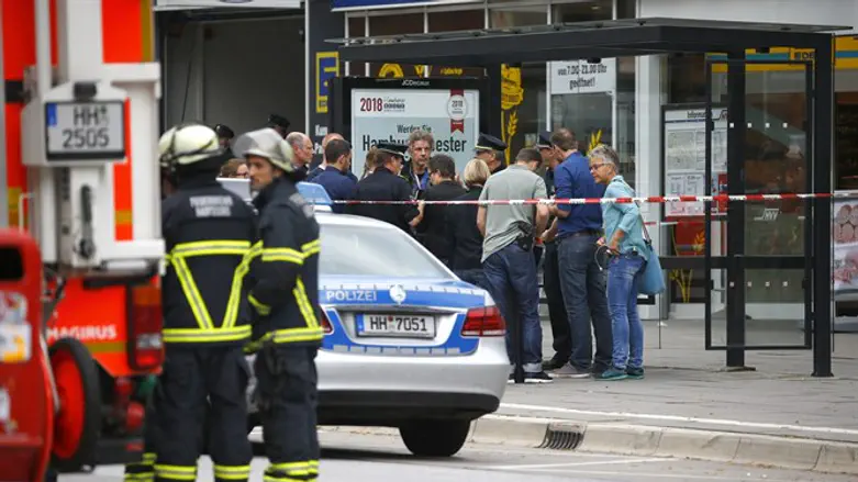 Scene of Hamburg stabbing