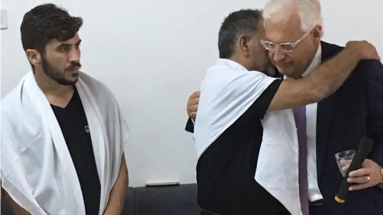 Ambassador David Friedman meets with families of murdered Druze officers