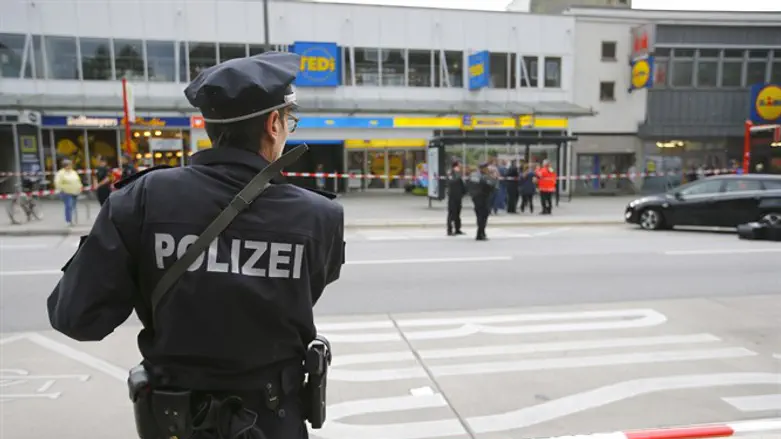 Scene of Hamburg stabbing attack