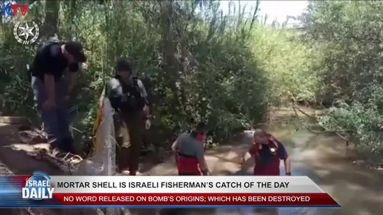 Mortar shell is Israeli fisherman’s 'catch of the day'