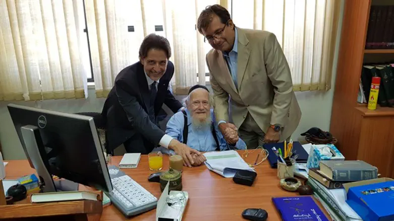 הפגישה אצל הרב