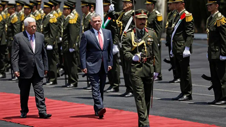Jordanian King in Ramallah