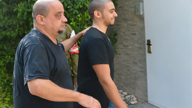 Elor Azariya and his father