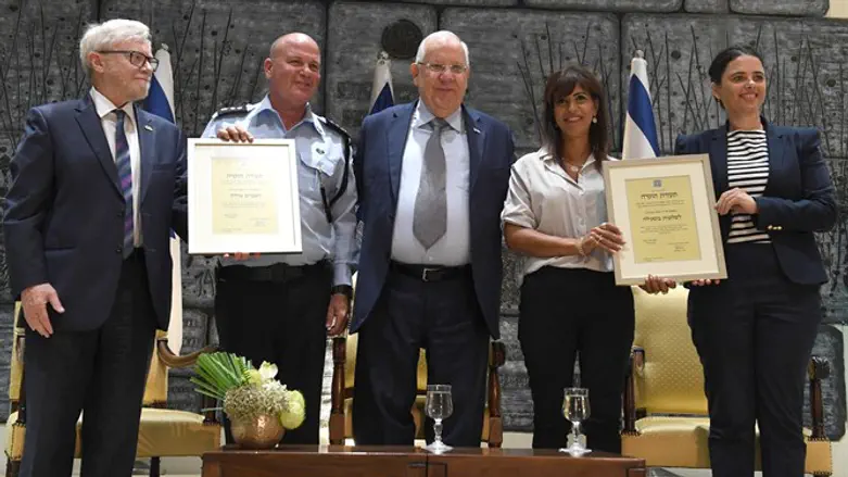 הטקס בבית הנשיא