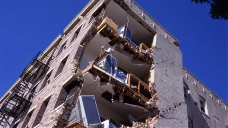 Earthquake damage (illustrative)