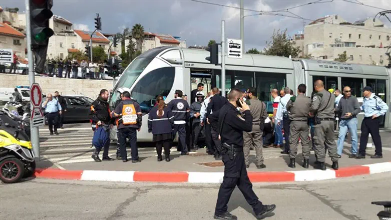 זירת הפיגוע בפסגת זאב