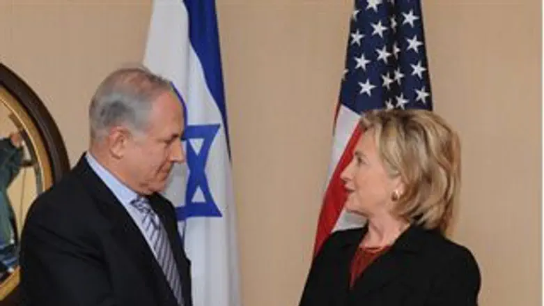 תשובה שלילית. נתניהו וקלינטון