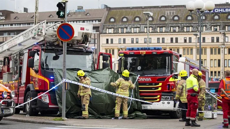 Scene of Turku stabbing