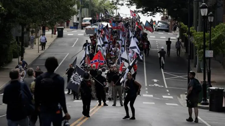 The “Unite the Right” rally at Charlottesville