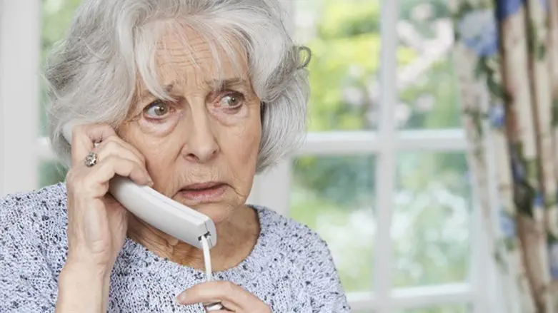 Elderly woman (illustrative)