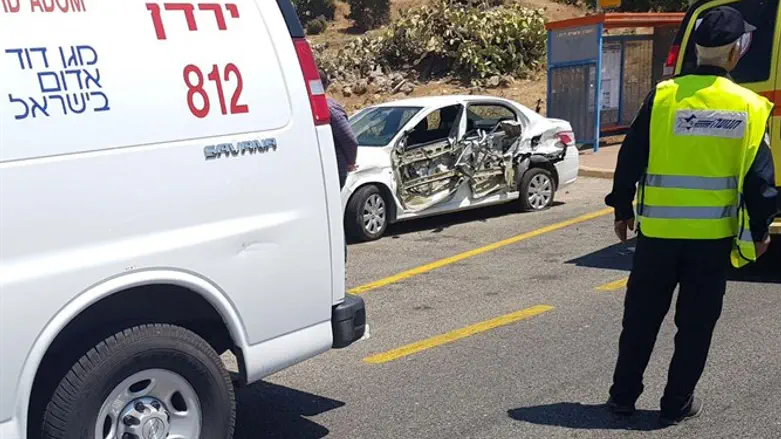 זירת התאונה