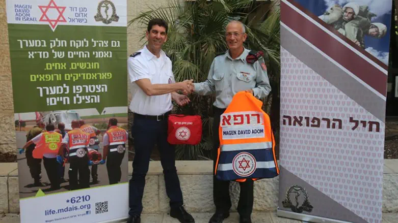 Brigadier-General Dagan and Eli Bin